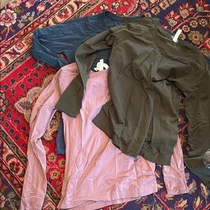 Bundle of 3 Athleta momentum long sleeve tops